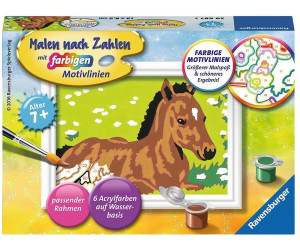 Ravensburger Malen nach Zahlen Serie Junior Süße Ponys 27773 