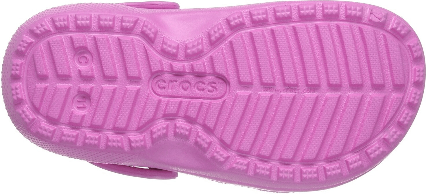 fuzzy crocs pink
