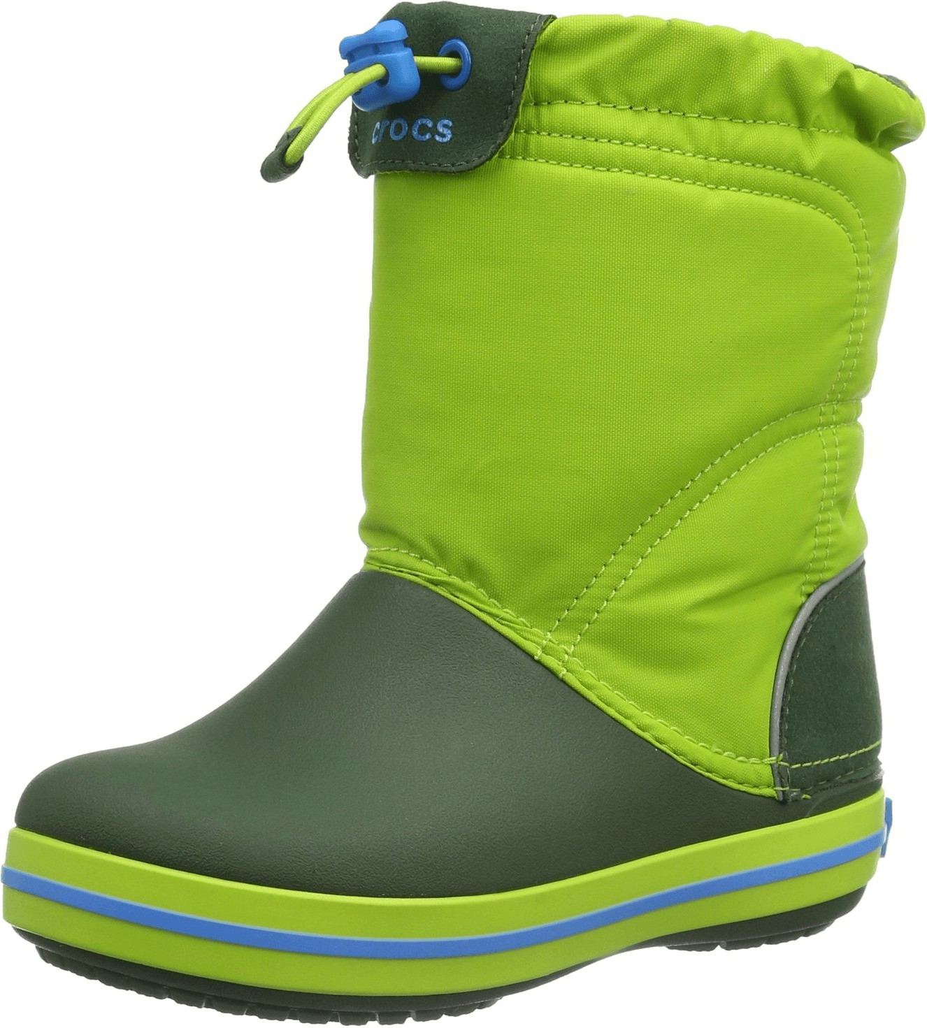 Crocs Kids Crocband LodgePoint Boot lime/forest green