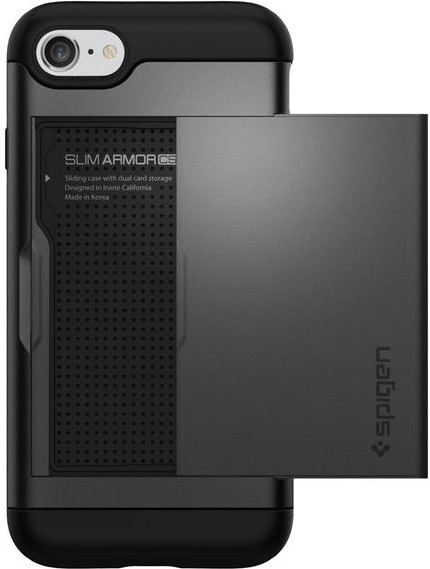 Spigen Coque Slim Armor CS (iPhone 7/ 8) gunmetal