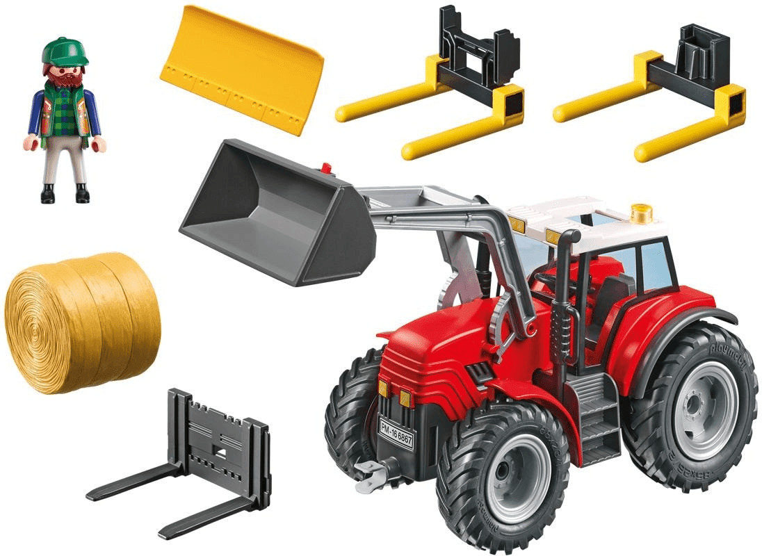 Soldes Playmobil Ferme avec tracteur (4066) 2024 au meilleur prix