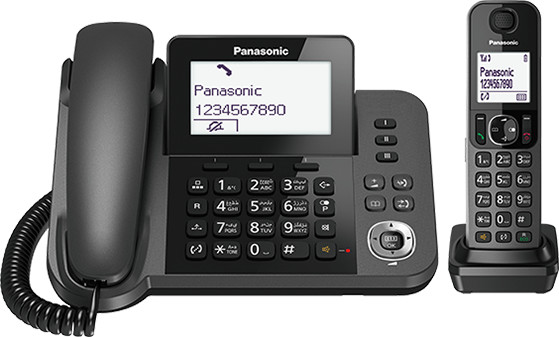Panasonic KX-TGC212SPS Duo Teléfonos Inalámbricos Blancos