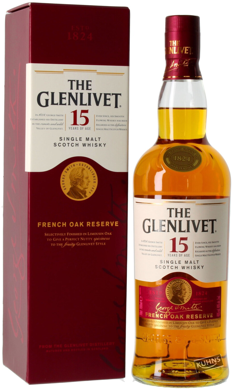 The Glenlivet 15 Preisvergleich ab 40% € | 42,89 bei Jahre