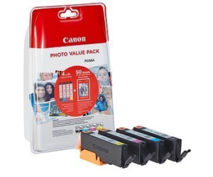 Cartouche d'encre Canon CLI-571XL BK/C/M/Y à haut rendement + Pack  économique de papiers photo — Boutique Canon Suisse