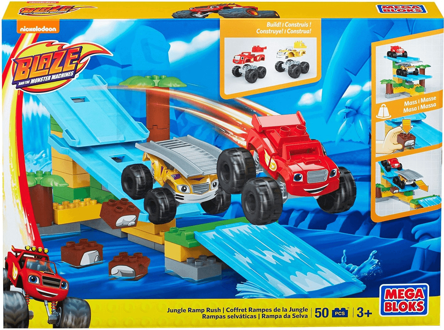 MEGA BLOKS Blaze and the Monster Machines - Jungle Ramp Rush
