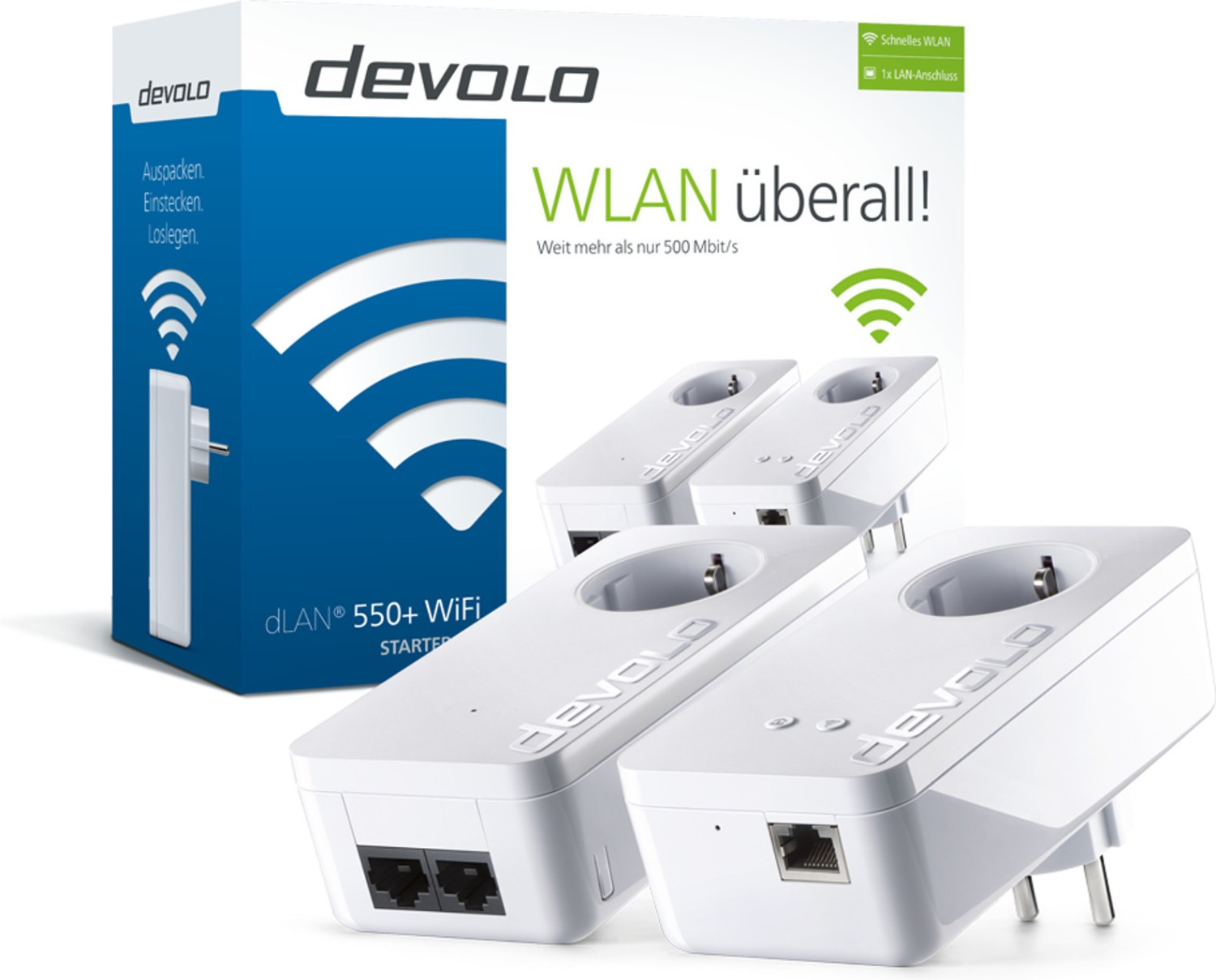 devolo dLAN® 550 WiFi: Der neue WLAN-Powerline-Adapter im kompakten Format  mit starker Leistung. - DigitalDaily