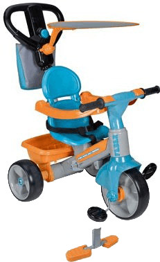 Feber Tricycle Trike Baby Plus avec musique bleu/orange