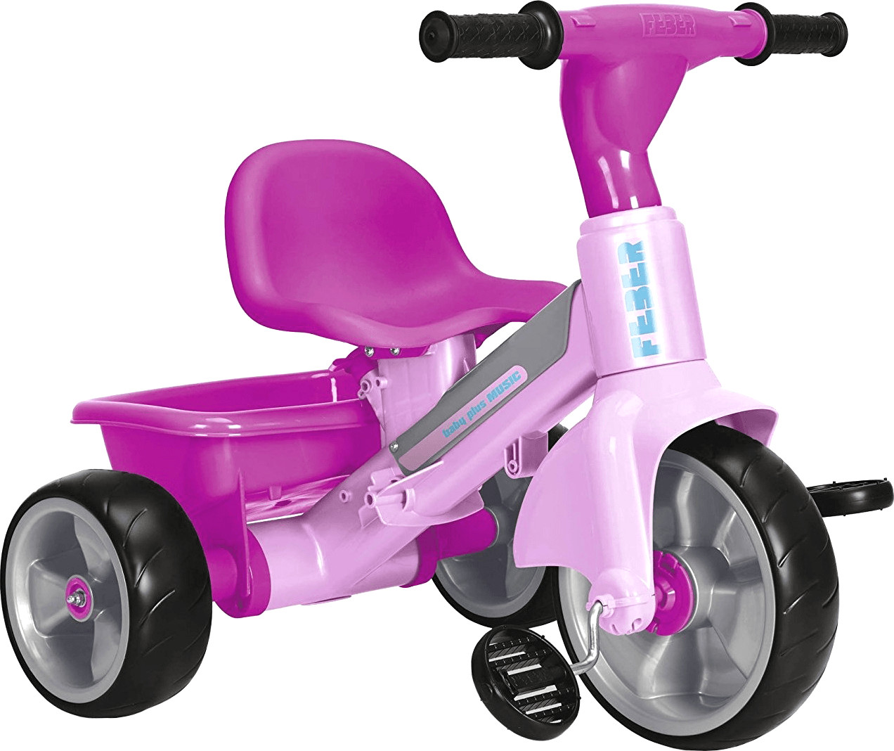 Feber Tricycle Trike Baby Plus avec musique rose