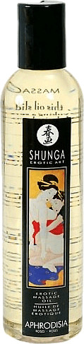 Shunga Huile de massage Aphrodisia rose (250 ml)