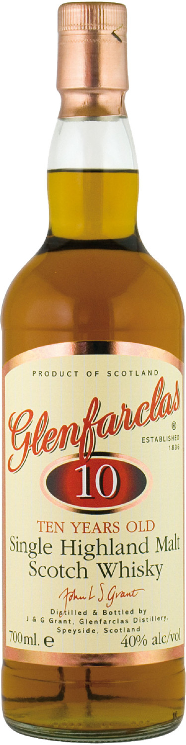 Glenfarclas 10 Jahre 40% ab 15,89 € | Preisvergleich bei