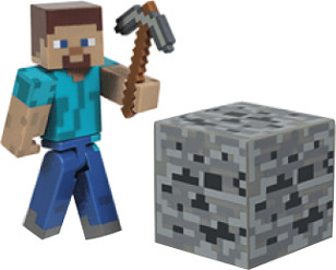 Giochi Preziosi Figurine Minecraft Steve avec accessoires