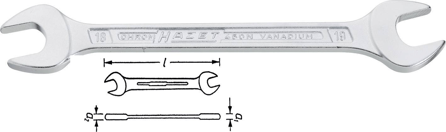 Hazet Clé à fourche double 450N-36X41