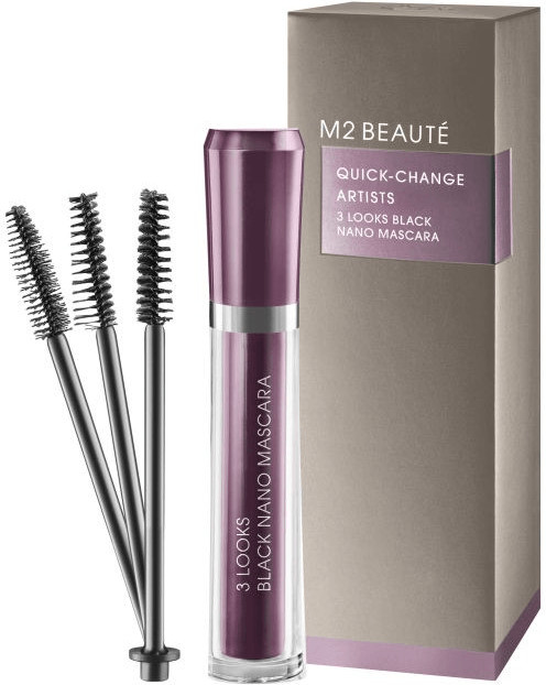 M2 Beauté 3 Looks Black Nano Mascara (6ml)