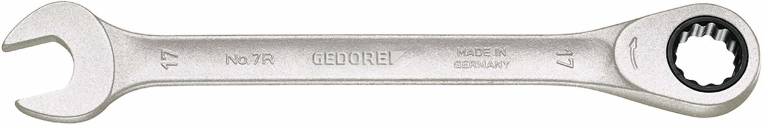 Gedore Clé mixte à cliquet droit 32 mm