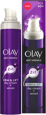 Olaz Anti-wrinkle 2 in 1 firm & lift day cream serum (50ml)