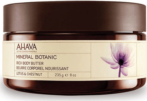 Ahava Mineral Botanic Rich Body Butter lotus/châtaigne (235 g)