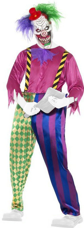Smiffy's Kolorful Killer Klown Costume M (21623)