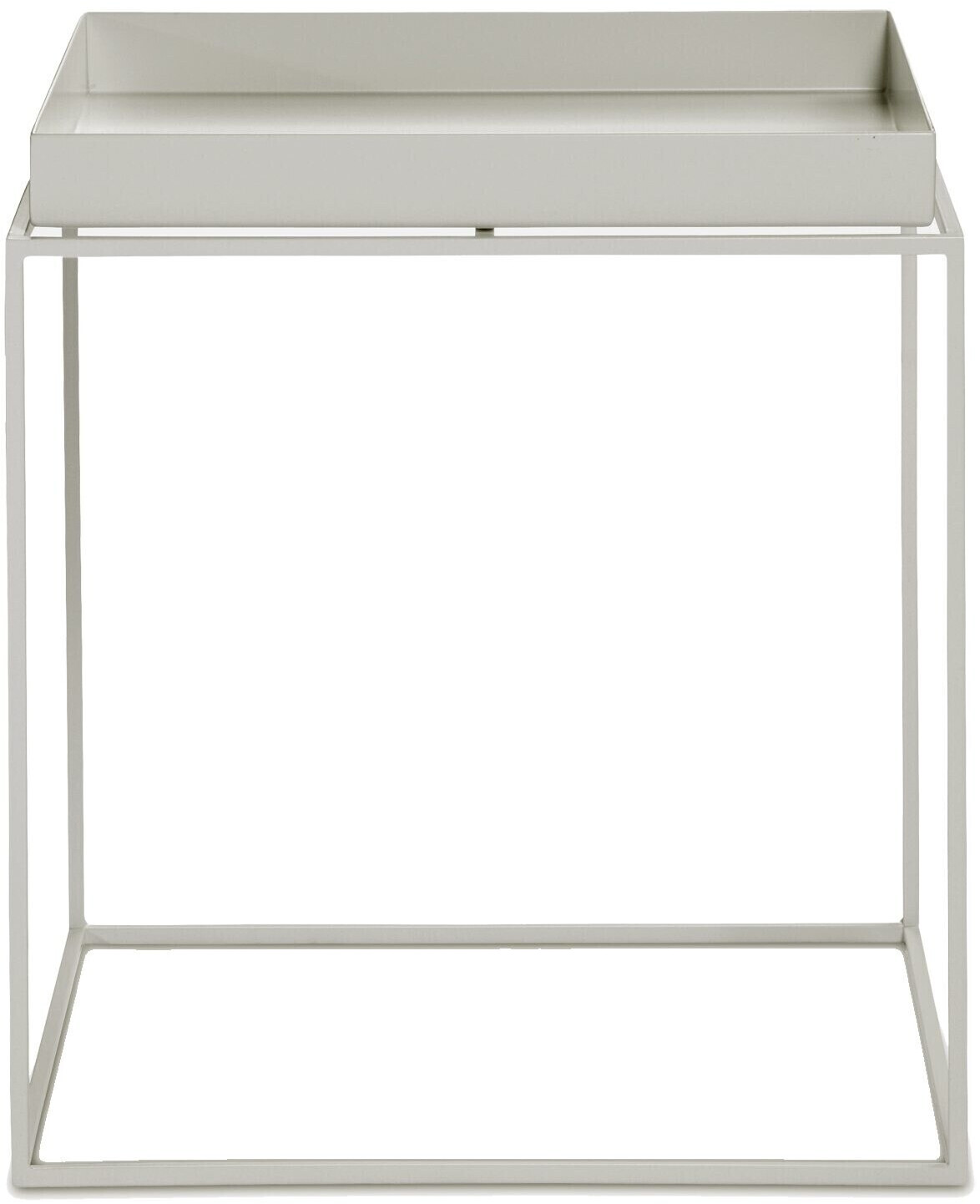 HAY Tray Table 40x40cm warm grey
