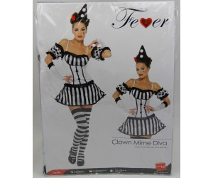 Smiffy's Fever Clown Mime Diva Costume Gr. M (33295)