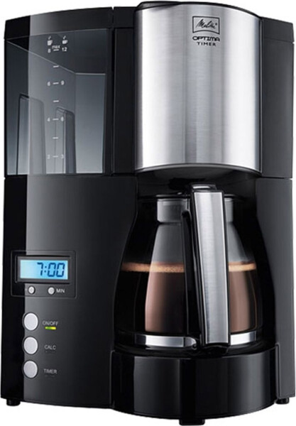 Melitta Optima Timer schwarz-Edelstahl