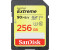 SanDisk Extreme SDXC UHS-I U3 V30 - 256GB (SDSDXVF-256G-GNCIN)
