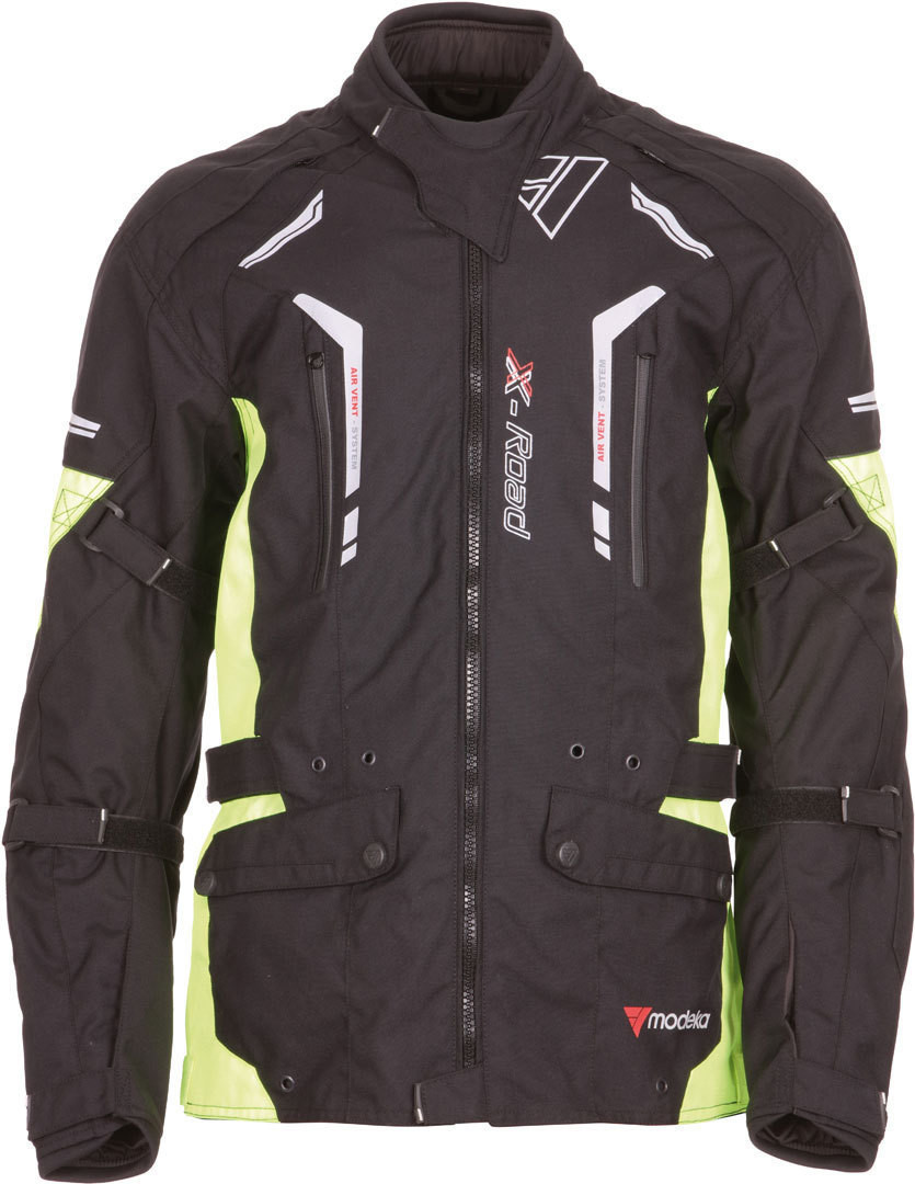 Modeka Veste X-road noir/jaune