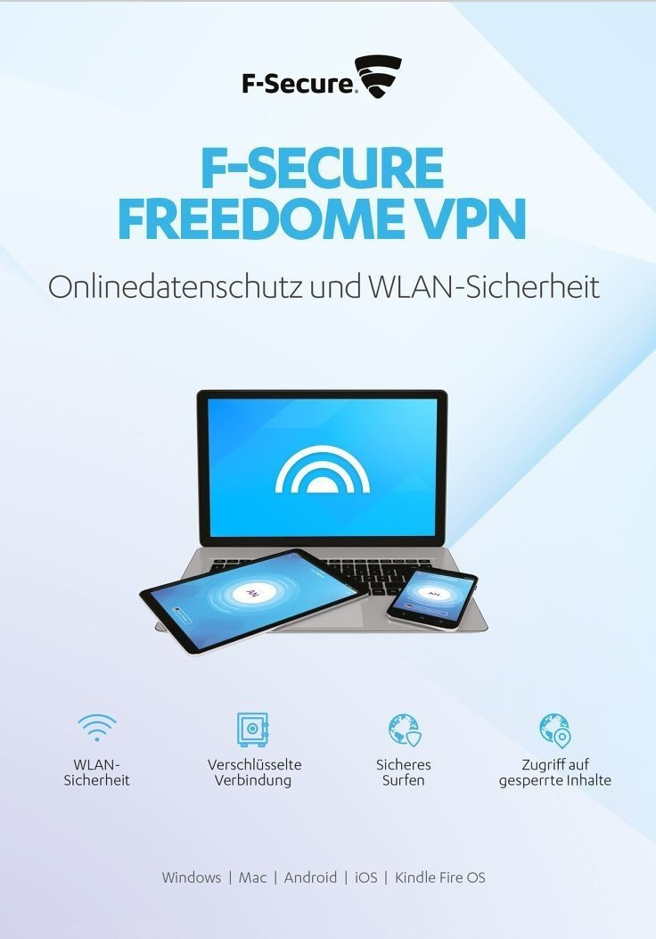 F-Secure Freedome VPN (3 Devices) (1 Year)