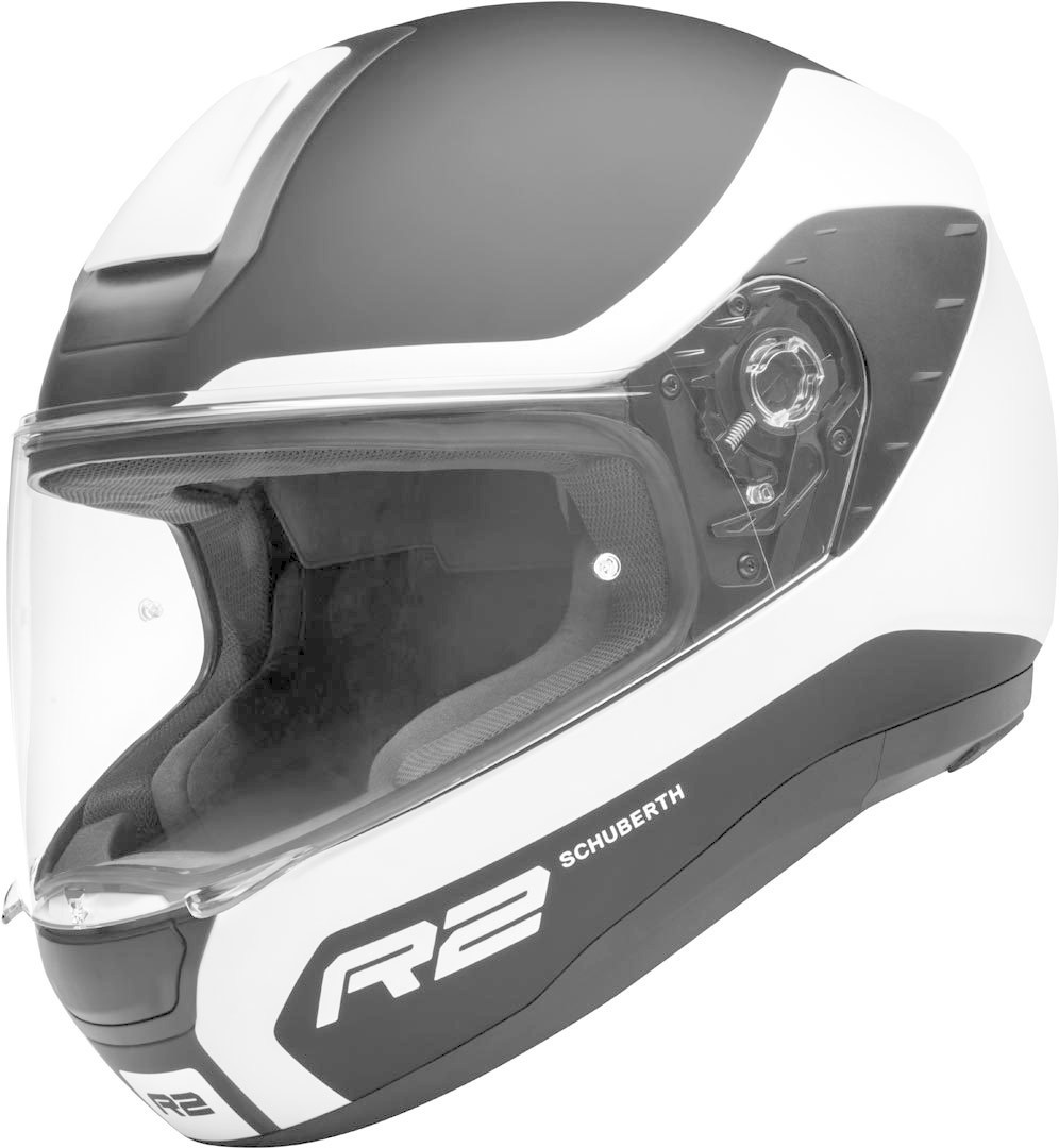Schuberth R2 nemesis blanc/noir mat