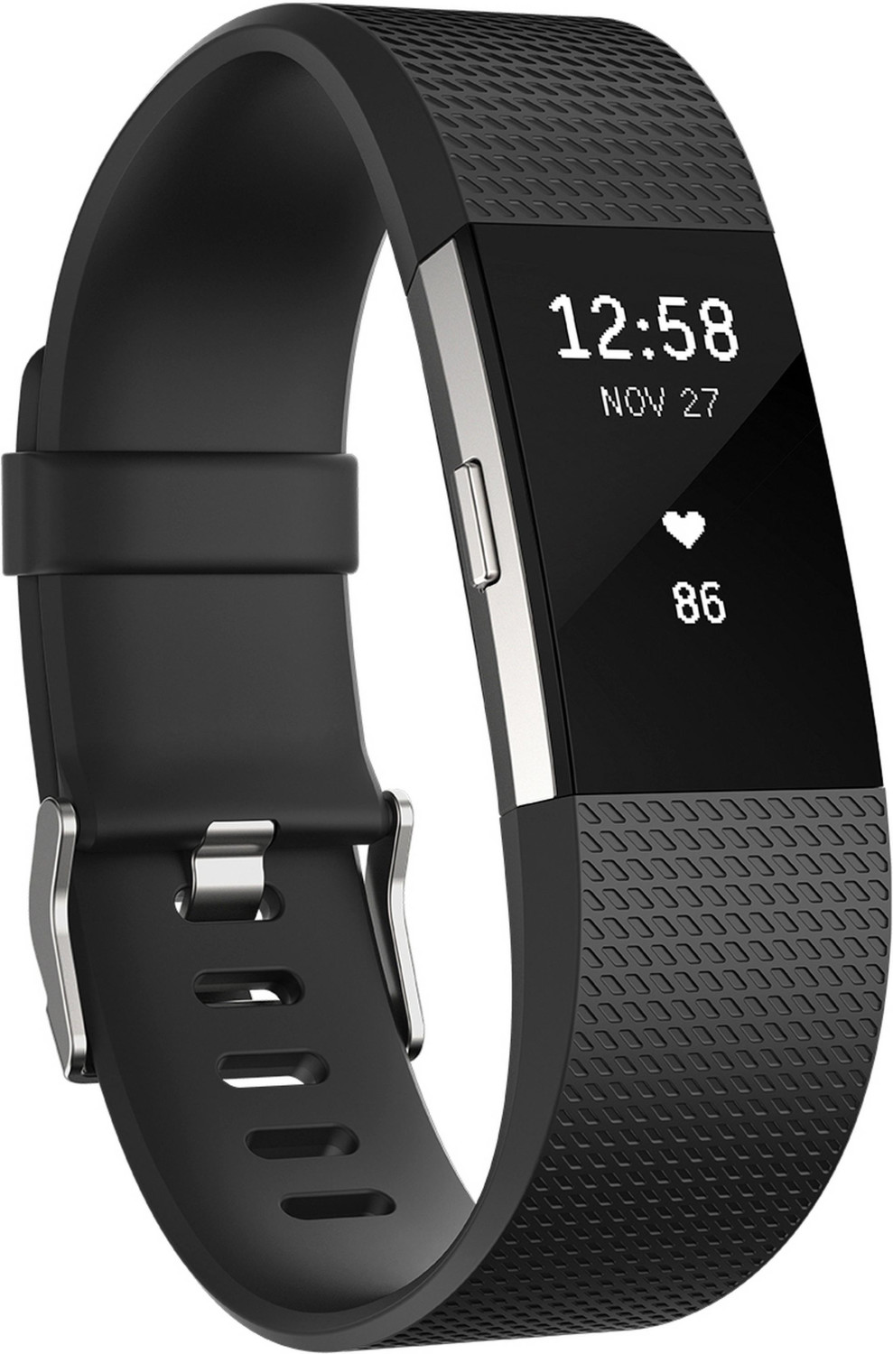 Fitbit Charge 2 Schwarz / Silber small