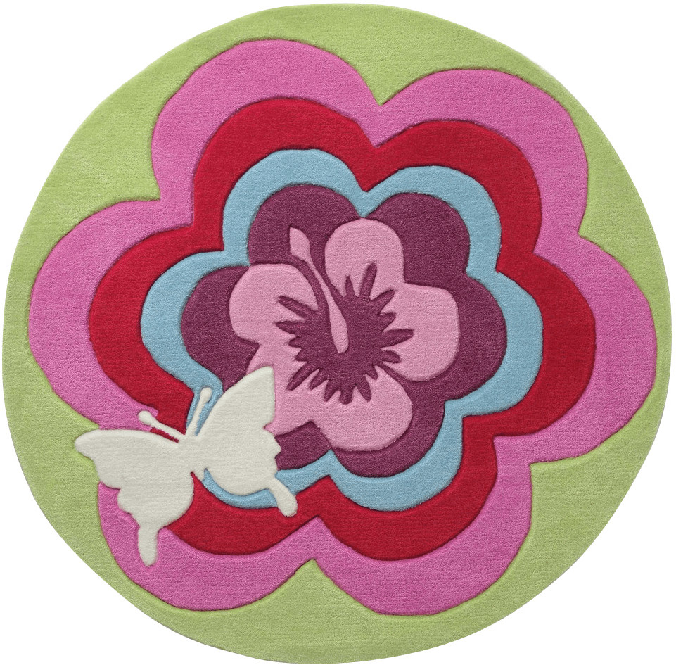 Esprit Home Tapis rond Fantasy Flower 150 cm