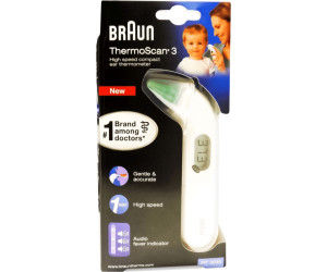 ORIGINALE/NUOVO * Braun Thermoscan 3 Termometro Orecchio per neonato/bambino/adulto IRT 3030 
