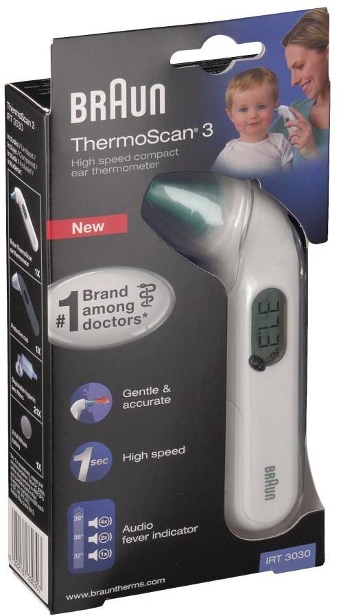 Thermomètre Braun ThermoScan 3 IRT 3030