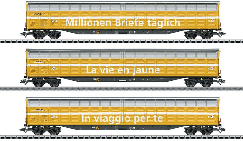 Märklin Type Habbiillnss High-Capacity Sliding Wall Boxcar Set (48059)