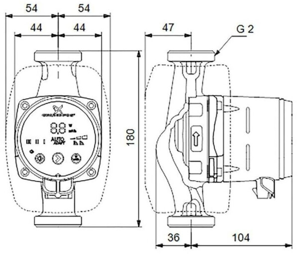 Grundfos Alpha2 32-80 (180mm), Bild 8