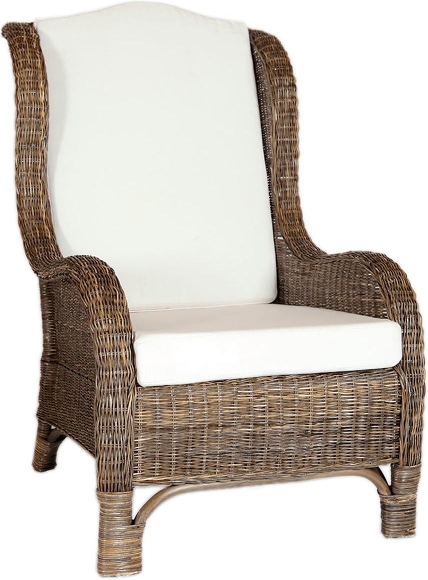Rotin Design Fauteuil Nassau avec coussin