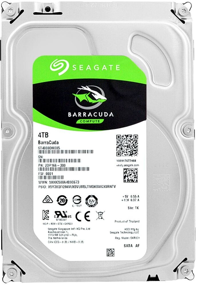 Seagate BarraCuda 4TB (ST4000DM005) ab 189,00