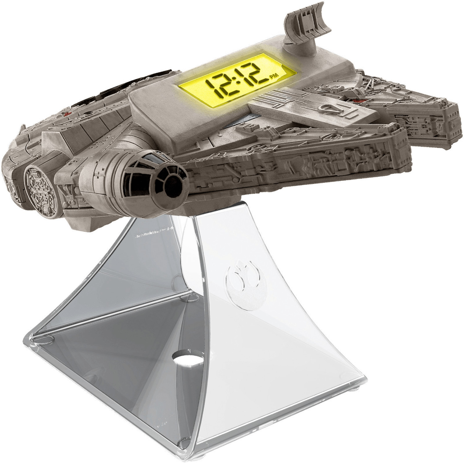 iHome Star Wars Millennium Falcon Night Glow Alarm Clock