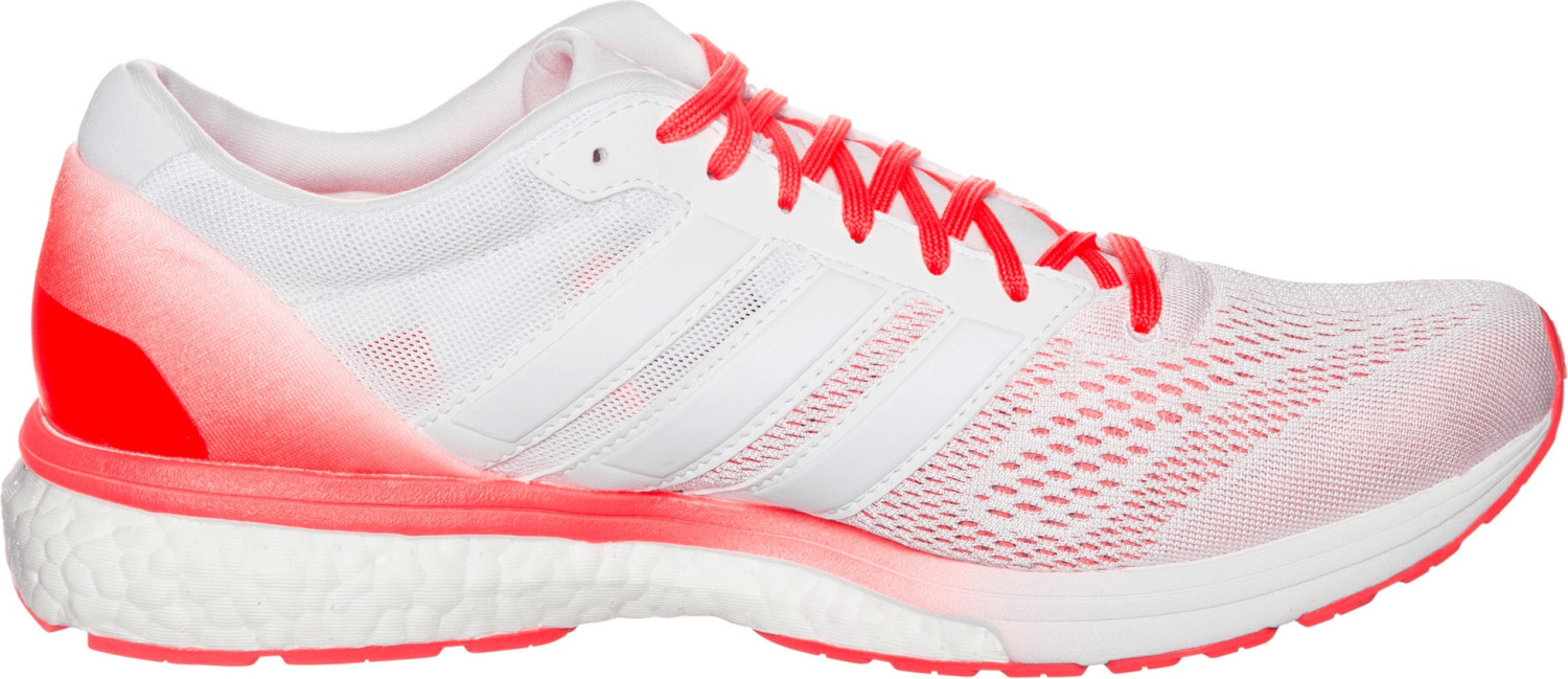 Adidas adiZero Boston 6 white/white/solar red