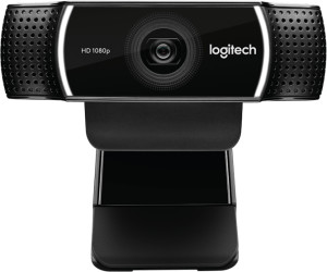 Schwarz Litra Glow Premium LED Streaming-Licht mit TrueSoft Logitech C922 PRO Webcam mit Stativ 