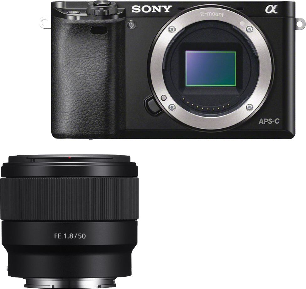 Sony Alpha 6000 Kit 50 mm noir