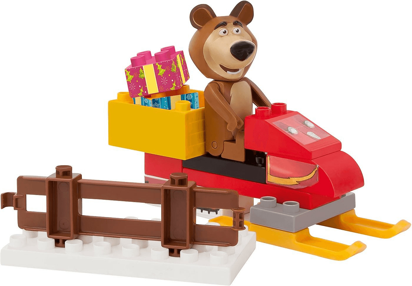 Big PlayBIG Bloxx Masha and the Bear - Bear's Snowmobile