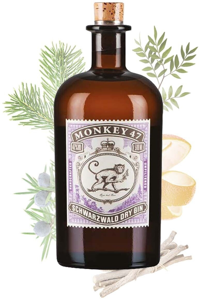 Monkey 47 Schwarzwald Dry Gin 47% 0.5l