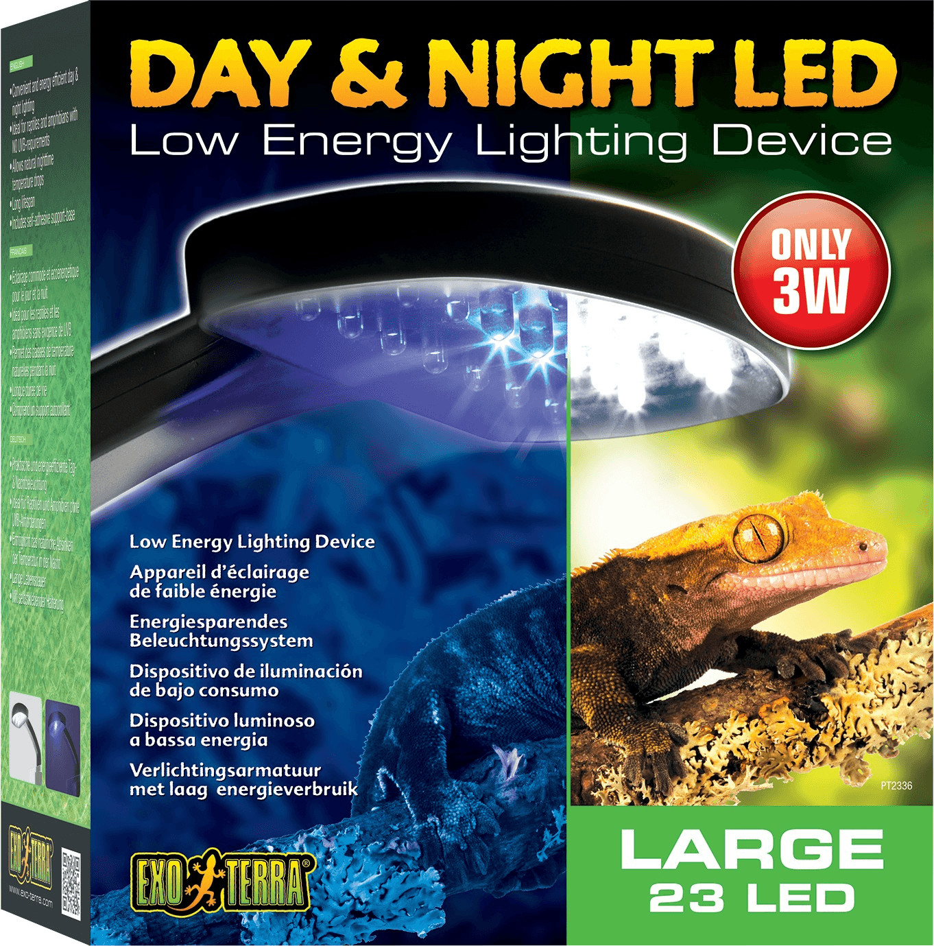 Exo Terra Éclairage LED jour et nuit L (PT2336)