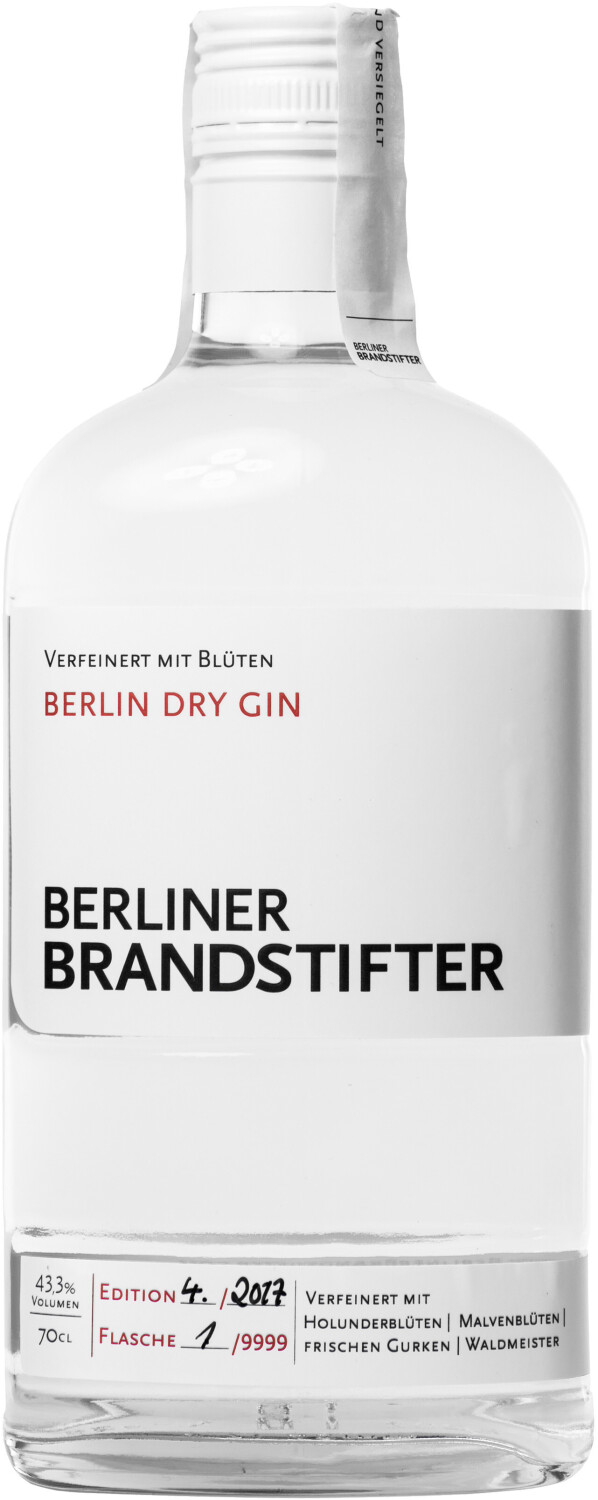Berliner Brandstifter Dry Gin 0,7l 43,3%