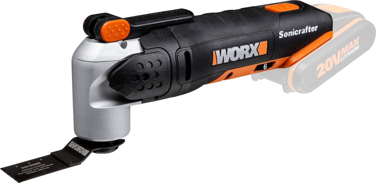 Worx DIY Worx WX678.9 - Multiherramienta Sonicrafter Hyperlock 20V