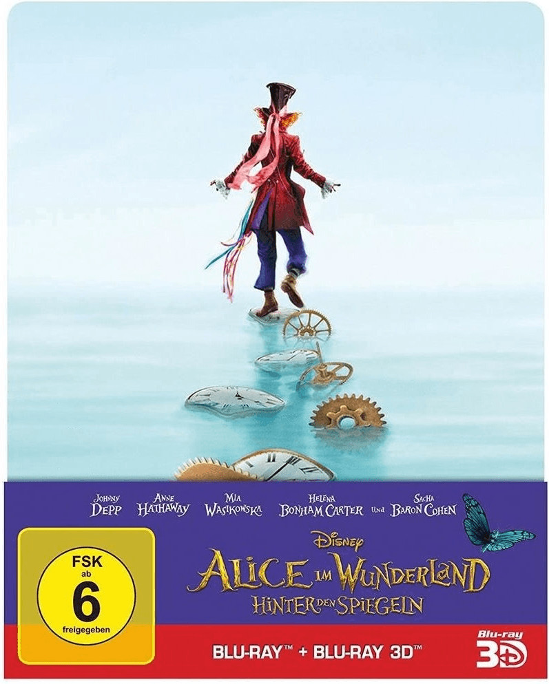 Alice im Wunderland: Hinter den Spiegeln (3D+2D) Steelbook [Limited Edition]