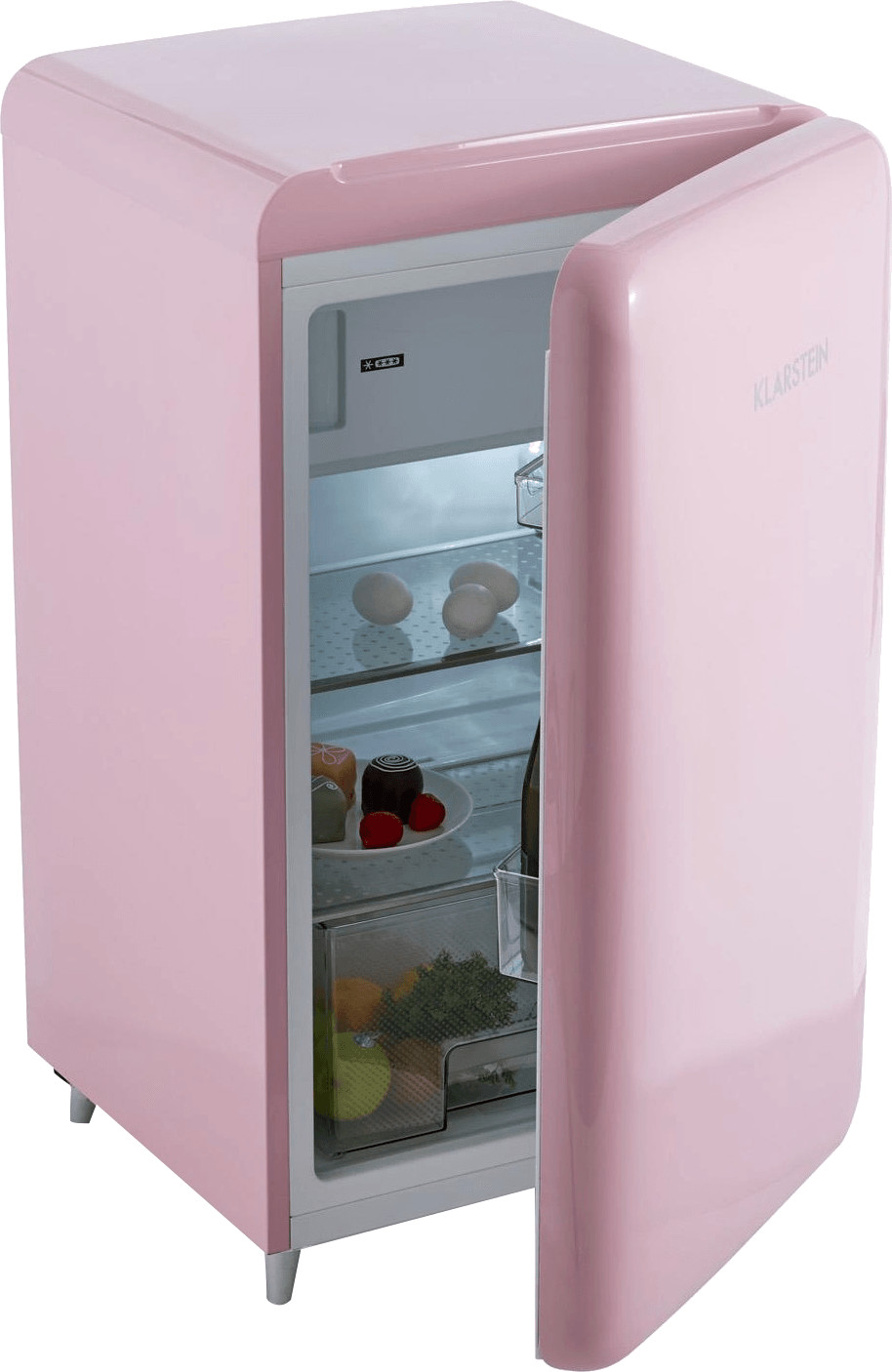 Klarstein Réfrigérateur rétro PopArt rose
