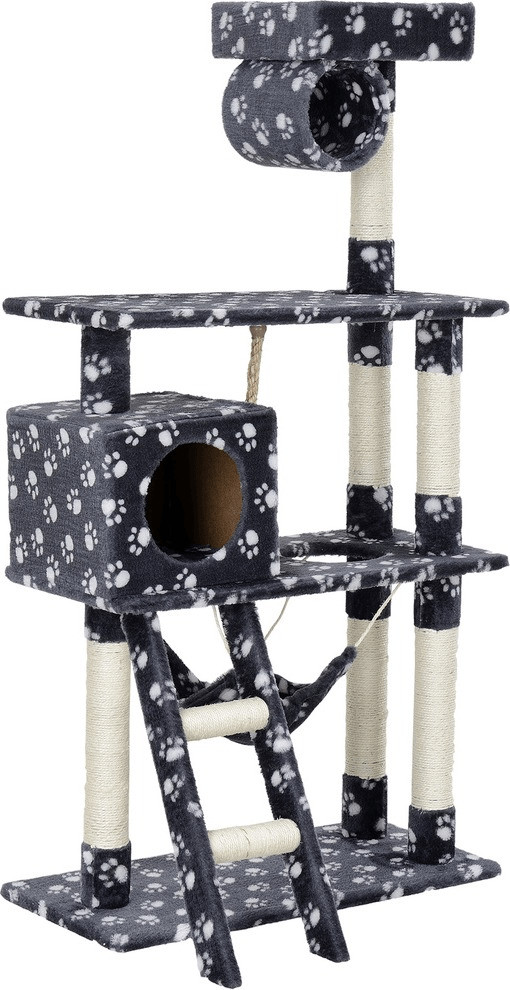 en.casa Arbre à chat (70 x 35 x 141) Empreintes