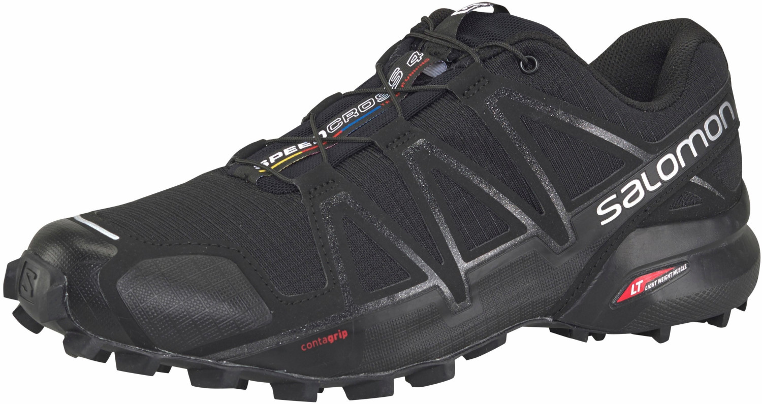 Buy Salomon Speedcross 4 Black Black Black Metallic from 101.15