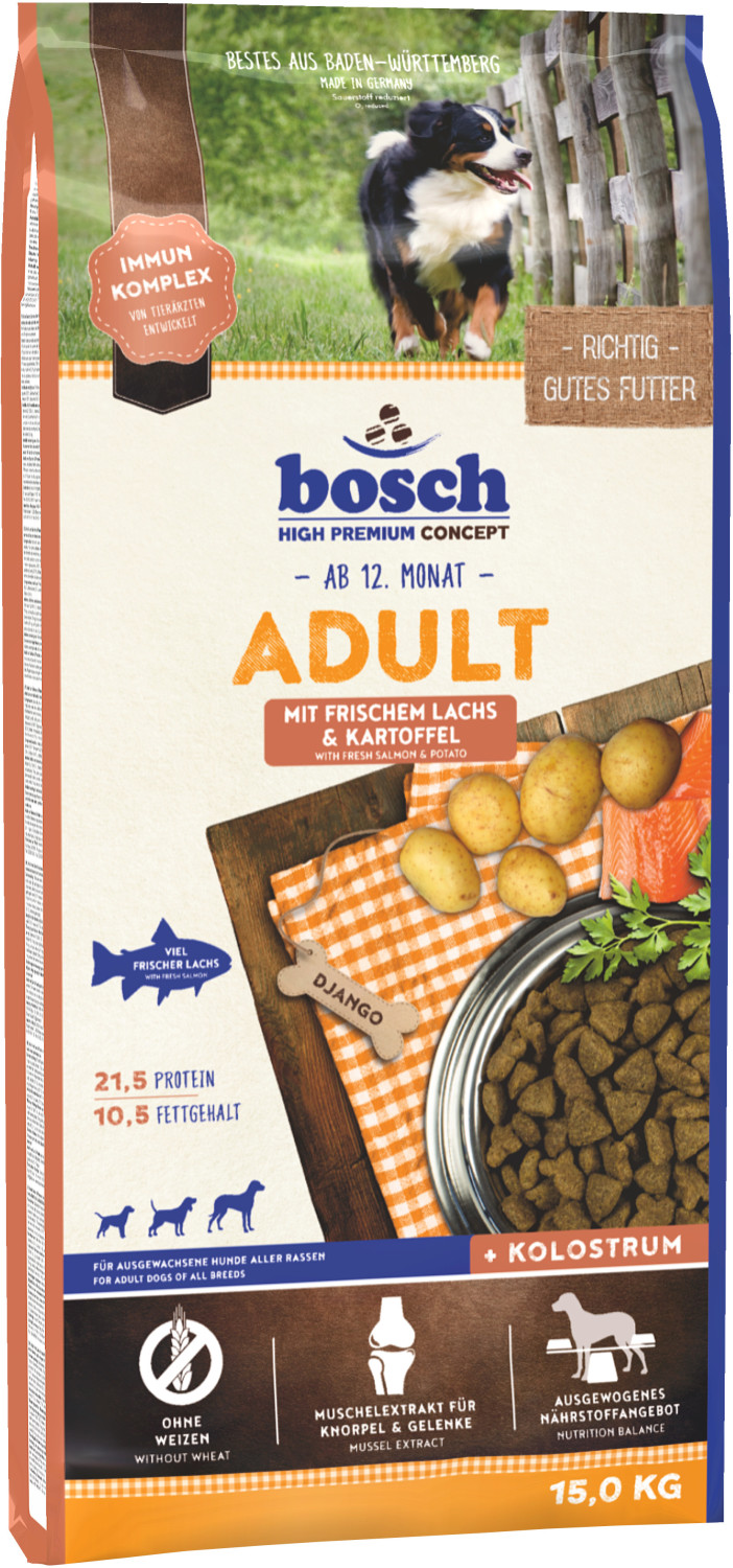 bosch High Premium Concept Adult saumon & pommes de terre (15 kg)